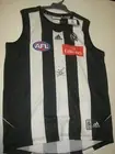 COLLINGWOOD- NATHAN BUCKLEY HAND SIGNED COLLINGWOOD JERSEY UNFRAMED