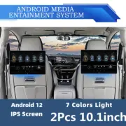 2Pcs Touch screen Car 1+32G Headrest Monitors Video AV Monitor Android 12 Player (for: Audi)