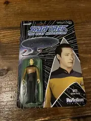 Star Trek The Next Generation Data Action Figure Super 7 Reaction Figures
