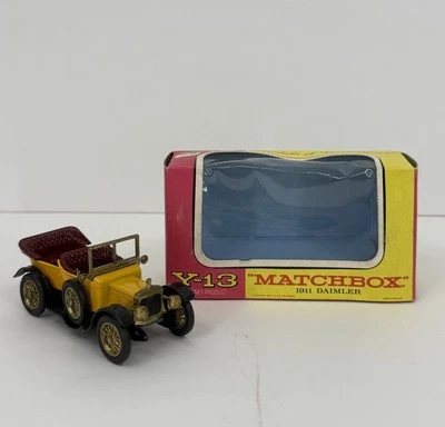 Vintage Matchbox Lesney Y-13 “ Models of Yesteryear ” 1911 Daimler 1960s NEW ❤️