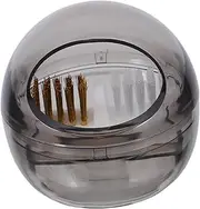 Beavorty Nail Drill Bit Cleaning Brush Box Dual Soft Hard Bristles Wire Brush for Nail Drill Bits Cleaning Tool for Salon Home Use Durable Accessory to Preserve Tool Longevity