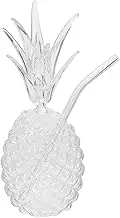 Generic Pineapple Glassware Embossed Decorative Drink Cups for Cocktails Juices Beverages Stylish Pineapple Design for Home Bar