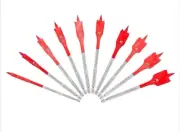 4pack of SPEEDemon High Speed SteelSpade Bit Set with Pouch(10-Piece)