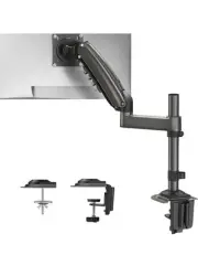 HUANUO Single Monitor Arm, Adjustable Desk Mount for 13-34 inch Screens