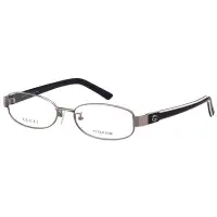 在飛比找Yahoo奇摩購物中心優惠-GUCCI 純鈦 光學眼鏡(銀色)GG9667J