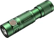 [Fenix] E05R 400 Lumen Mini Keychain Rechargeable Torch with 64m Beam & 30hr Runtime–IP68 Waterproof Keychain Led Torch with 3 Brightness Levels for Camping or Reading with Micro USB Charging Port( Green)