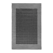 Dill Leaves Black Grey Runner Rug 67X2500Cm
