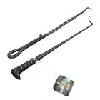 Bbq Flipper Meat Flipping Hook Rustic Turner Set for Grilling Chicken Hot