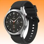Samsung Galaxy Watch 4 (46MM, Silver, Classic Bluetooth) - Excellent