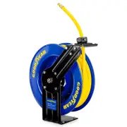 Air Hose Reel Retractable 3/8" Inch X 50' Foot SBR Rubber Hose Max 300PSI Heavy