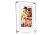 Vibe Geeks 5 Inches Acrylic Digital Video Frame For Home Dcor And Heartfelt Gift Usb -rechargeable