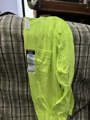 Dickies Men's High Vis Long Sleeve Tee Big & Tall Long Length, Cool & Dry XXL