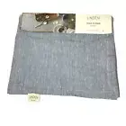 LINDEN STREET Blue Linen Blend Grayson 14" X 72" Table Runner