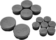Motorcycle Frame Hole Cover Caps Plugs Decor Set Compatible with R1200GS LC Adventure 2013-2016 R 1200 GS LC ADV Motorbike Accessories (Color : Black)