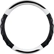 RAKSONIC Car Steering Cover Breathable Lightweight car Steering Cover Anti-fouling Comfortable Grip 3D Grip Anti-Slip Suitable for All Seasons Car Accessories 38 cm O-Type