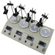 TECHTONGDA 4 Head Magnetic Stirrer Lab Heating Mixing Equipment 2200r/min 110V