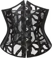 [Generic] Mesh Underbust Corset Sexy Fashion Push Up Waist Trainer Cincher Going Out Tops for Women