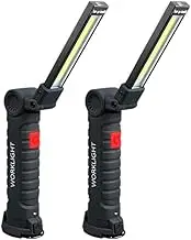 Rechargeable LED Work Light LED Work Light with Magnetic Base 360°Rotate 5 Modes for Car Mechanic Repairing/Emergency Light