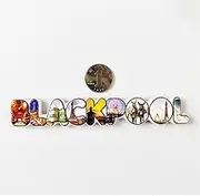 Blackpool, England Refrigerator Magnets, Letter Magnets, 3D Resin, DIY Painting Souvenirs