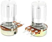 Aexit 2 (Potentiometer) Pcs 10K OHM Linear Taper Rotary Potentiometer 10KB (36ry114qf399) B10K Pot