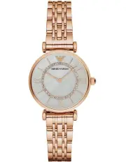 [Emporio Armani] Gianni T-Bar Rose Gold Stainless Steel Luxury Watch