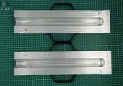 CNC machined aluminum 1.5" fishing deep drop lead open mold