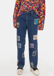 [The Ragged Priest] Kook Patch Dad Jeans