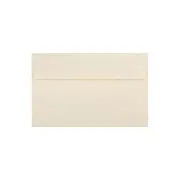 JAM Paper A10 Strathmore Invitation Envelopes 6 x 9.5 Ivory Wove 900849930