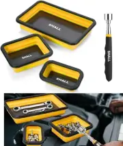 Magnetic Tool Parts Tray Magnetic Pickup Tool Tray Tool Box Chest Organizer New