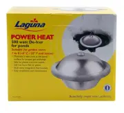 500 Watt Pond Heater Stainless Steel Thermostat Controlled De Icer for Fish S...