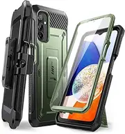 [SUPCASE] for Samsung Galaxy A14 5G Case with Screen Protector (Unicorn Beetle Pro), [Built-in Stand & Belt-Clip] Heavy Duty Full-Body Rugged Kickstand Protective Phone Case for Samsung A14 5G,Guldan