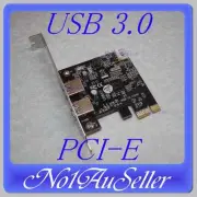 NEC 2 Port USB 3.0 HUB PCI-E PCI Express Card Windows 7