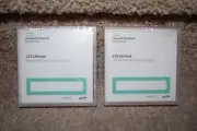 Lot of 2 Hewlett Packard LTO Ultrium Universal Cleaning Cartridge
