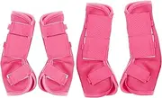 Gallopoff Pack of 4 Horse Gaiters, Warming and Breathable Fine Mesh Fly Gaiters for Horses, Restraint Head Gaiters, with Protection and Support Functions