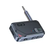 Bluetooth 5.3 Car Wireless Transmitter Receiver Adapter AUX Audio 3.5mm Jack-NQ9