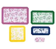 Temp-tations 5-Piece Silicone Baking Mat Set Confetti