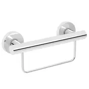 Evekare Bathroom Wall Mobility Towel Rail Bar Rack/Holder 300mm Stainless Steel
