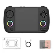 Anbernic RG Cubexx Handheld Game Console with Speaker 3.95' IPS Screen, RGB Lights, 5G WiFi, Bluetooth, HDMI, Online Gaming, Streaming, Linux Blac...