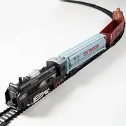 Trains Model- Rail Chief Ready to Run 130 Piece Electric Train Set -2