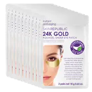Skin Republic 10 Pack 24K Gold Aquagel Under Eye Patch