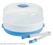 DR BROWN'S BABY FEEDING BOTTLE STERILISER MICROWAVE STEAM STERILIZER TONGS #806