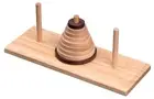 Philos Tower of Hanoi 9 Tiers Wooden Warmth Brain Teaser Kids Educational Gift P