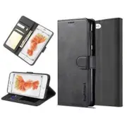 For iPhone 6 Plus Case, SupRShield Wallet Leather Flip Magnetic Stand Case Cover For Apple (Black)