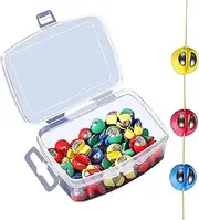 Lead Weights Set, Small Lead Fishing Weights, 50x Portable Bass Casting Weights, Fishing Tackles for Outdoors