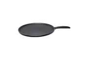 Classica Pre-seasoned Cast Iron Flat Pan All Stove Cookware 28cm Black