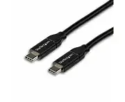 Star Tech 2m USB-C to USB-C Fast Charge&Sync Cable w/ 5A PD Male To Male BLK