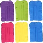 VERDANVERSE 6pcs Reusable Duster Refills for Versatile Household Cleaning Heavy Duty Dust Removal Pads for Desks Furniture and Electronics Washable and Durable Microfiber Brush Heads