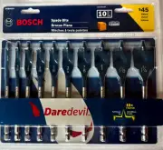 Bosch Daredevil Standard Spade Bit Set, 10-Piece DSB5010