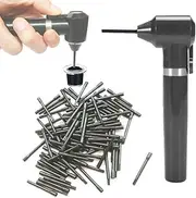 Tattoo Ink Mixer 100PCS Mixing Sticks Electric Pigment Makeup Eyebrow Nail Polish Mixer Color Machine Supply Tool Watercolor Ink Painting Agitator Blender Set(Black)