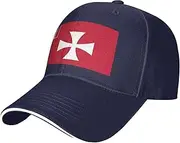 [SSIULUS] Flag of Wallis and Futuna Islands Casquette Cap Hats,Trucker,Baseball Cap with Snapback,Perfect for Summer,Golf